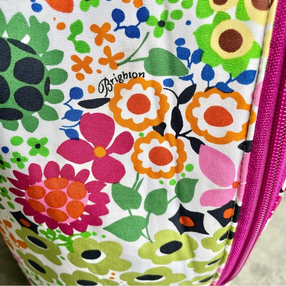 BRIGHTON Weekender Carry On Luggage travel bag suitcase rolling telescope handle - Picture 16 of 16